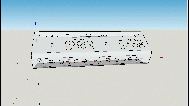 3D Model of New Control Panel (Animated)