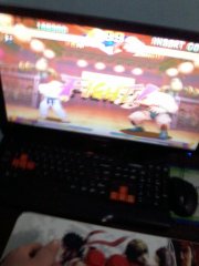 Playing Street Fighter Zero 2