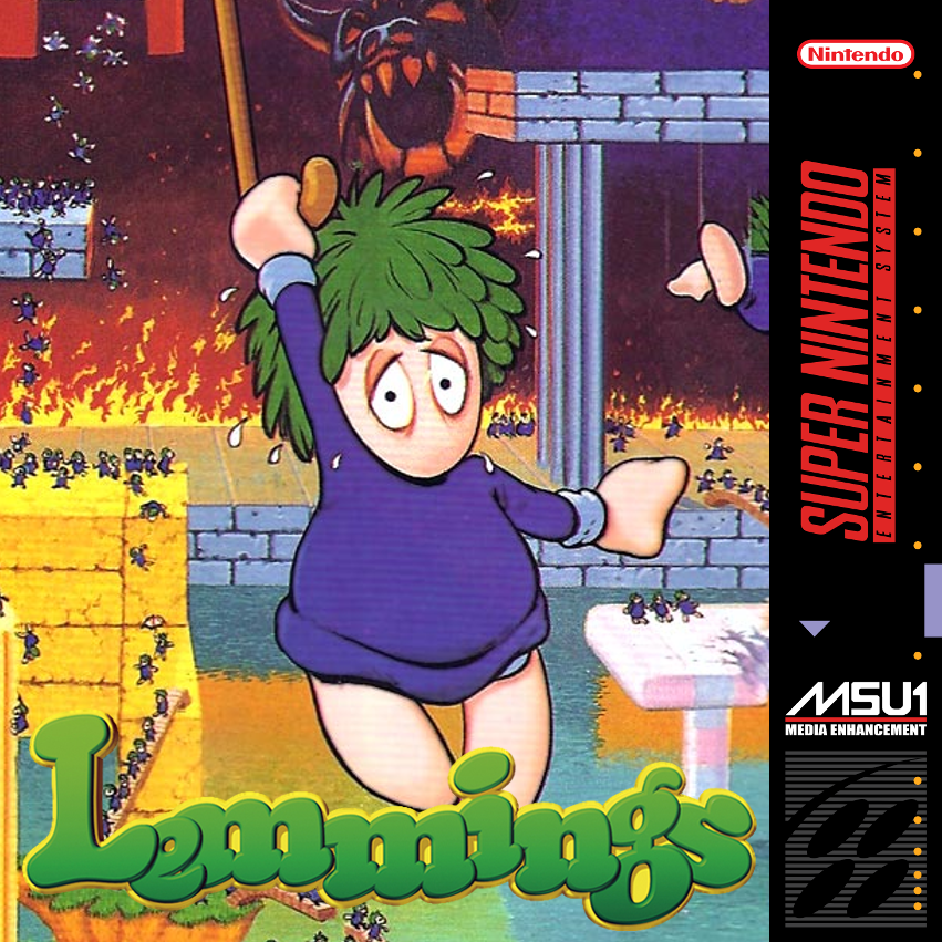 Play SNES Lemmings (Japan) Online in your browser 