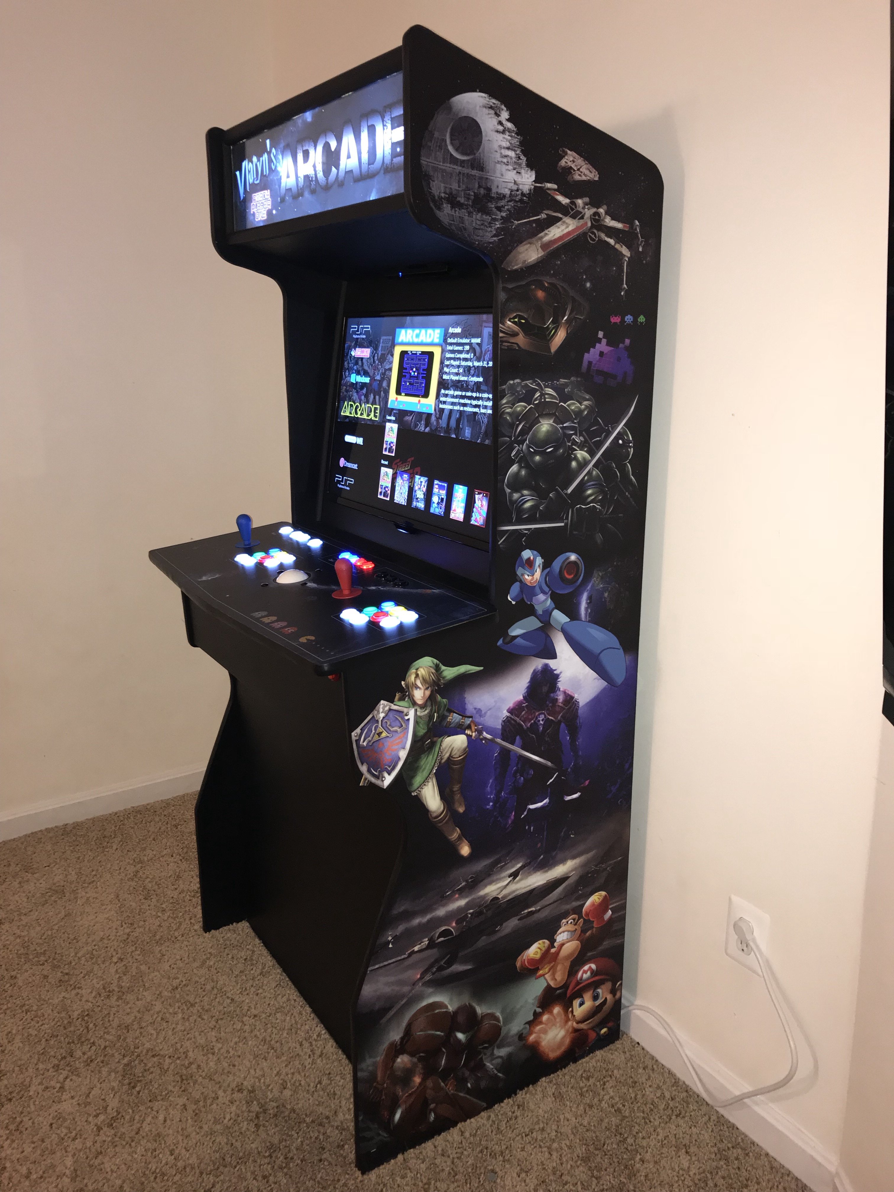 Arcade Cabinet Is Finally Done Collections And Builds Launchbox Community Forums