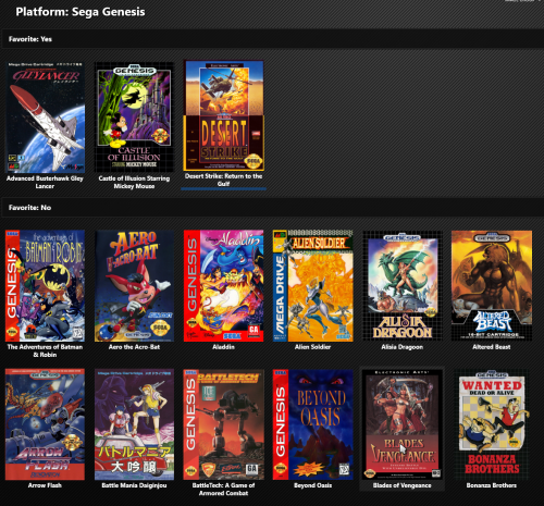 Alphabetized Favorites in Launchbox.next - Beta Testing - LaunchBox ...