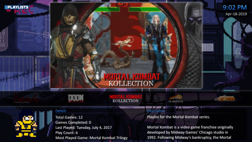 More information about "Mortal Kombat Kollection Playlist Theme"