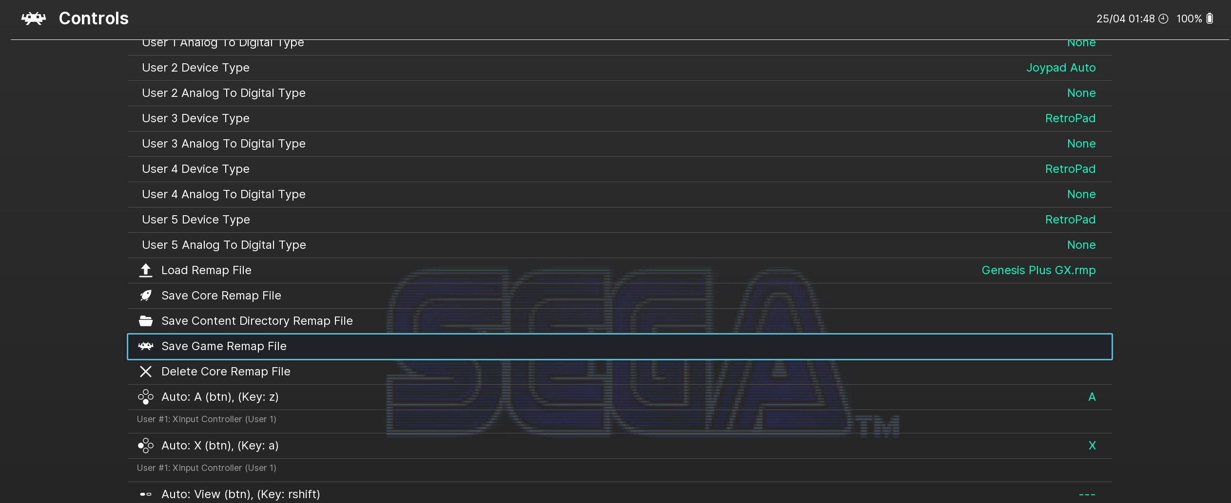 Need help setting controller configurations in retroarch per core