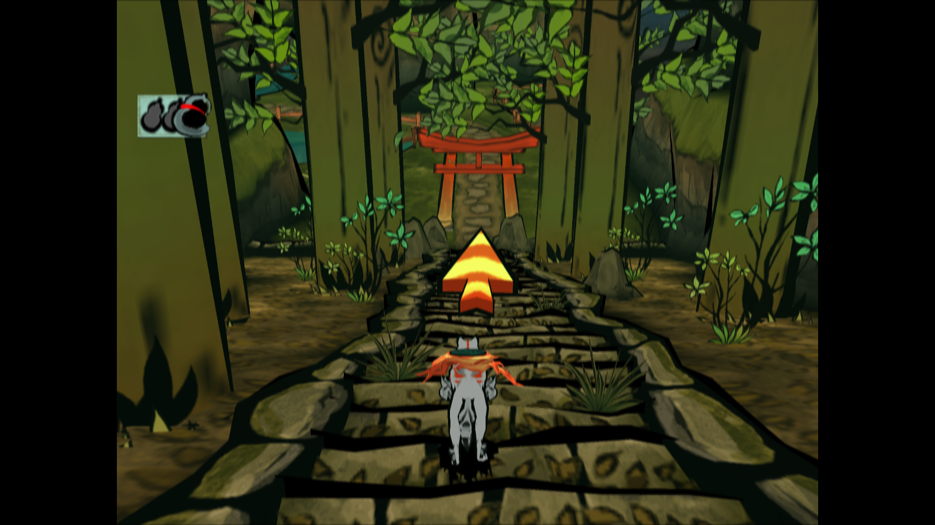 Okami Full HD gameplay on PCSX2 