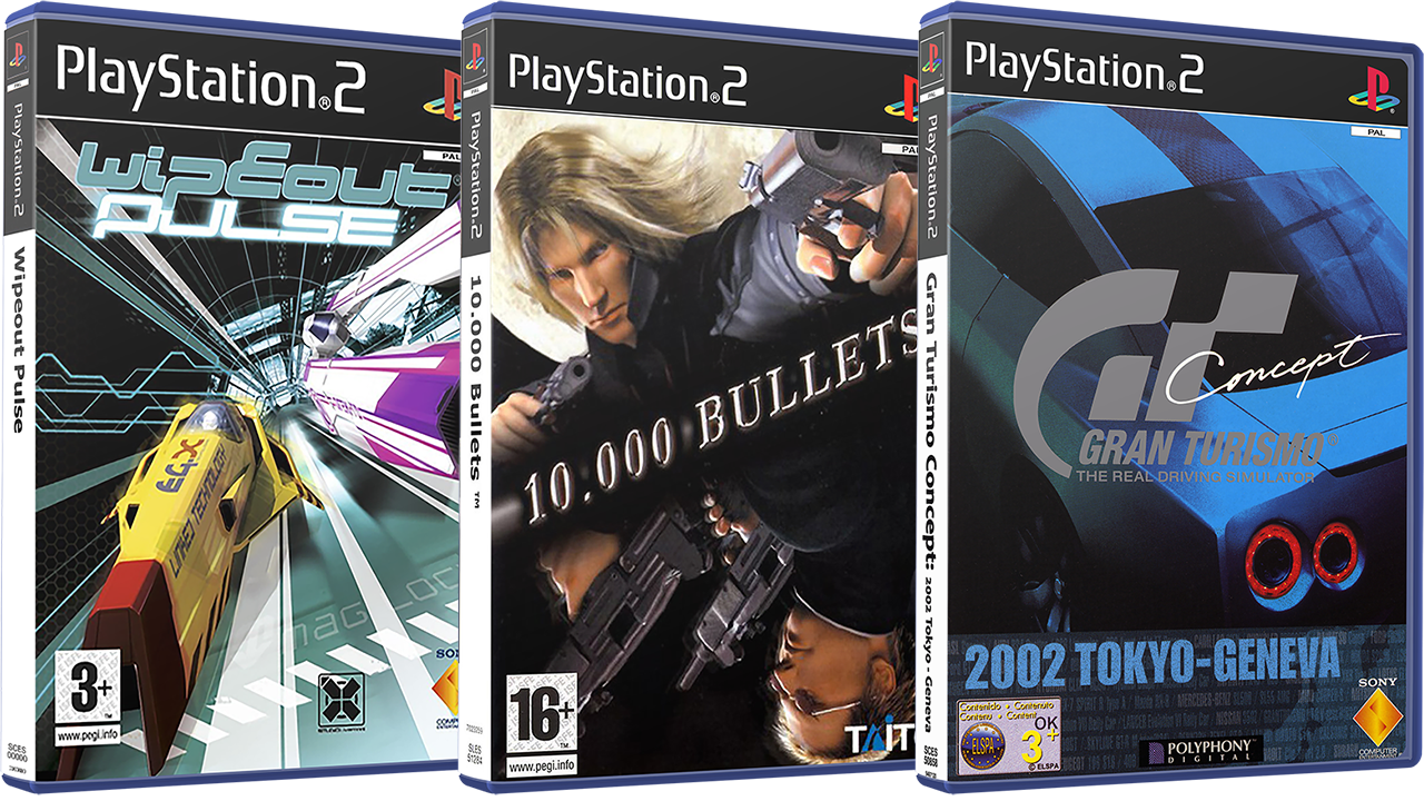 PS2 - Pacote de 10 Jogos de PlayStation 2