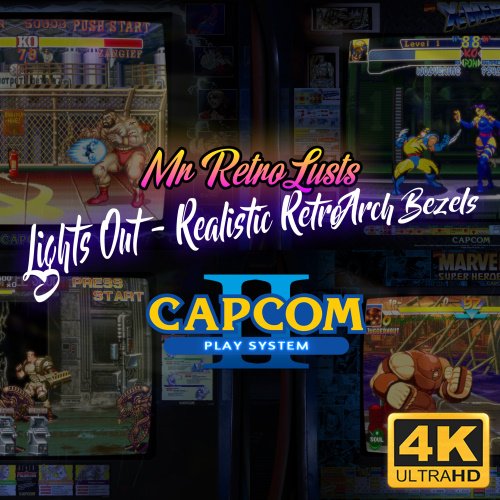 More information about "Capcom Play System II 4K - Lights Out - Realistic Retroarch Bezels"