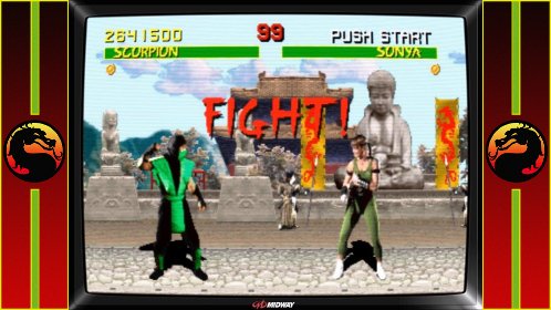 Mortal Kombat 4 (version 1.0) - MAME machine