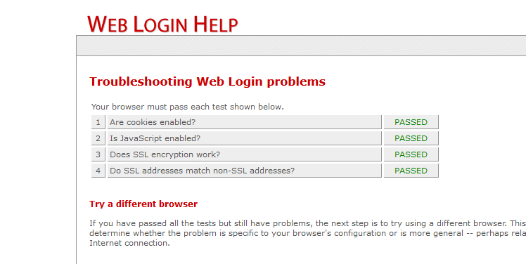 login is failing, Firefox Support Forum