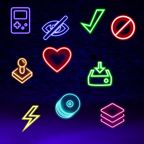 More information about "Neon Deluxe Arcade Badges"