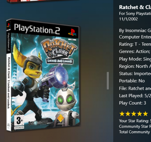 More information about "Ratchet & Clank Locked And Loaded 3D Box Art (European))"