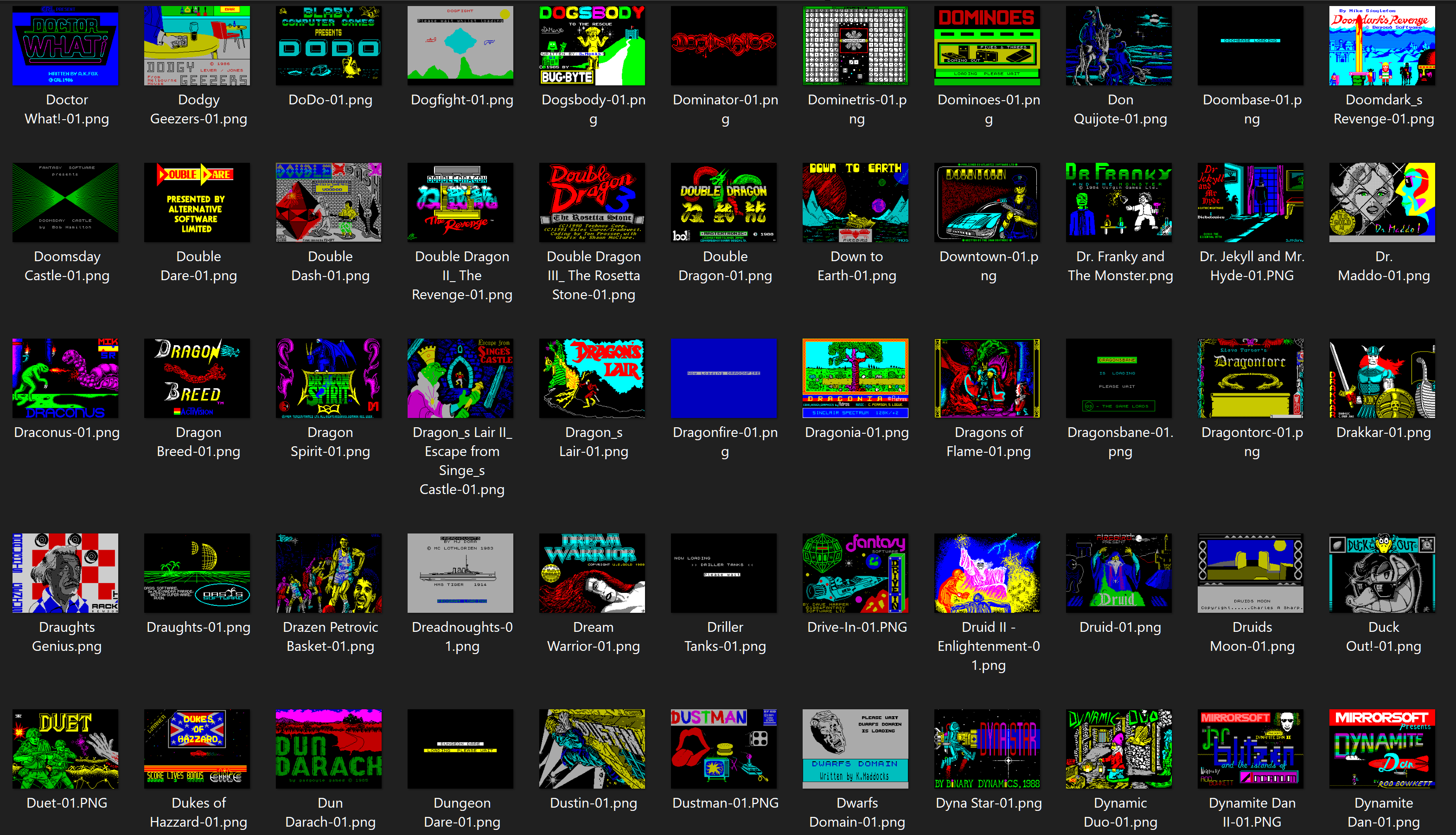 Sinclair ZX Spectrum Media Pack. - Sinclair ZX Spectrum - LaunchBox  Community Forums