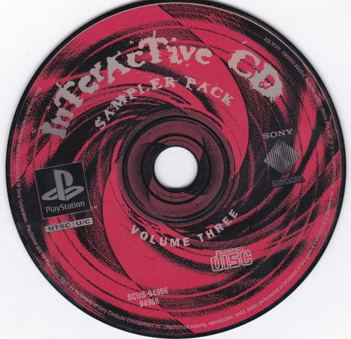 Interactive CD Sampler Disc Volume 3/3.5 Box & Disc Art - Sony ...