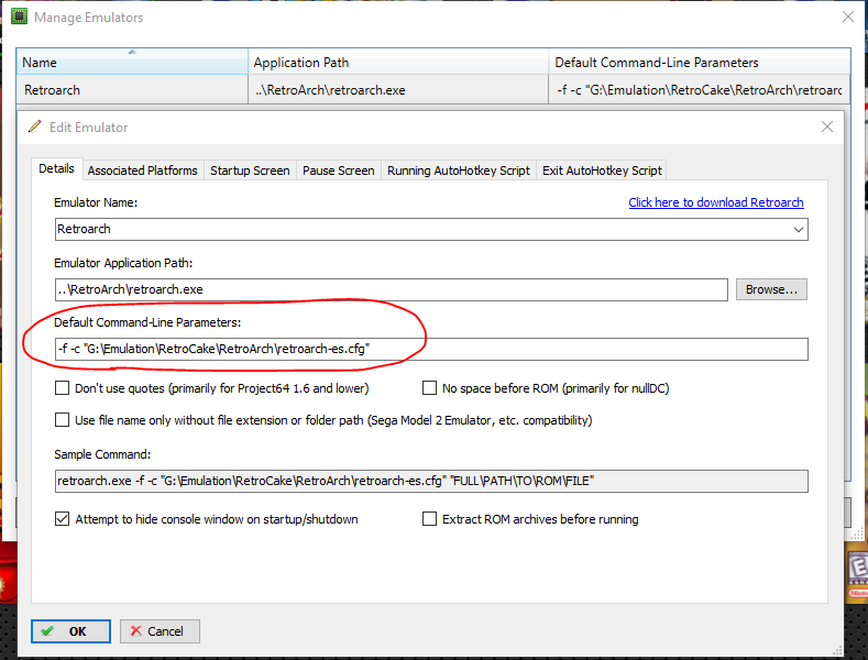 emulator-default-command-line-parameters-not-working-troubleshooting