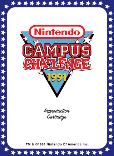 More information about "Nintendo Campus Challenge 1991 (USA) (Competition Cart)"