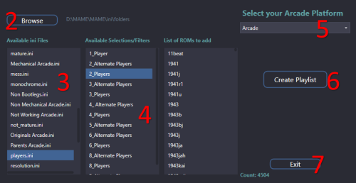 More information about "Create Playlists from MAME category ini files"