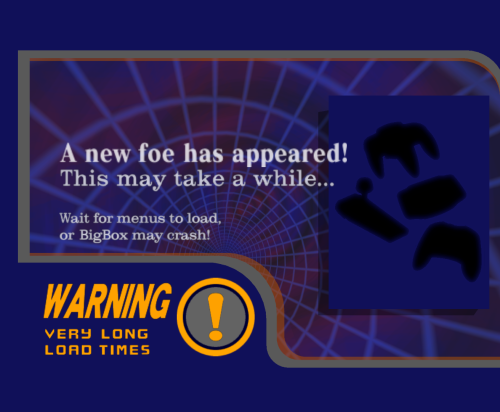 More information about "Long load time warning banner set, Smash Bros Melee theme"