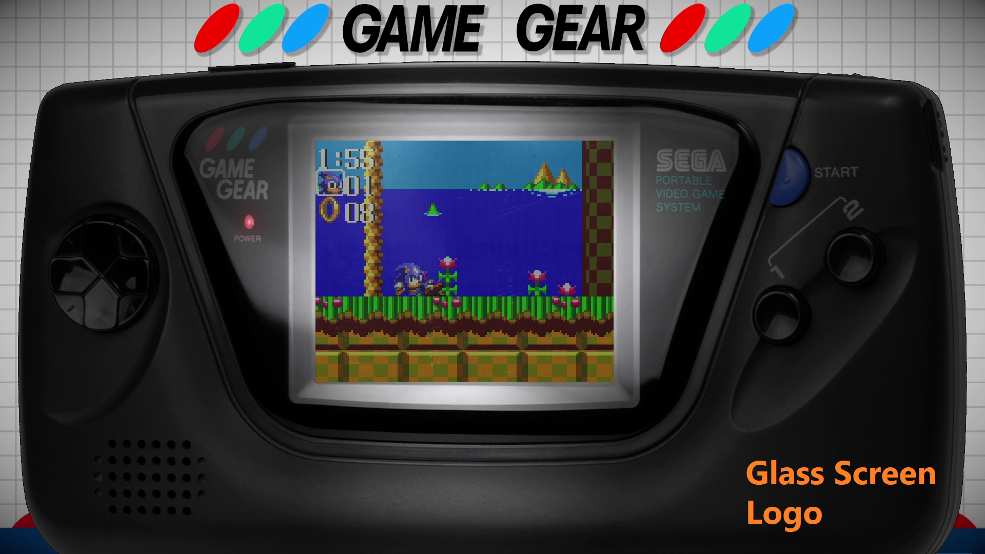 Zkyo's Game Gear Console Overlay - Platform Bezels/Overlays 