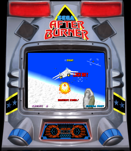 Afterburner 2 Cockpit Bezel With Lights - Platform Bezels/Overlays ...