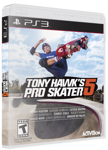 More information about "Tony Hawk's Pro Skater 5 PS3 3D cover"