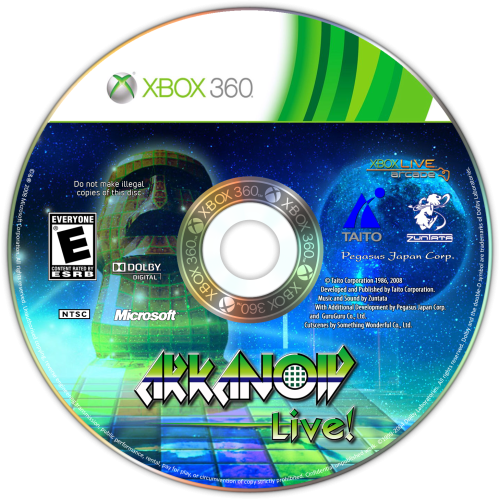 Custom disc art for XBLA titles - Microsoft Xbox 360 - LaunchBox ...