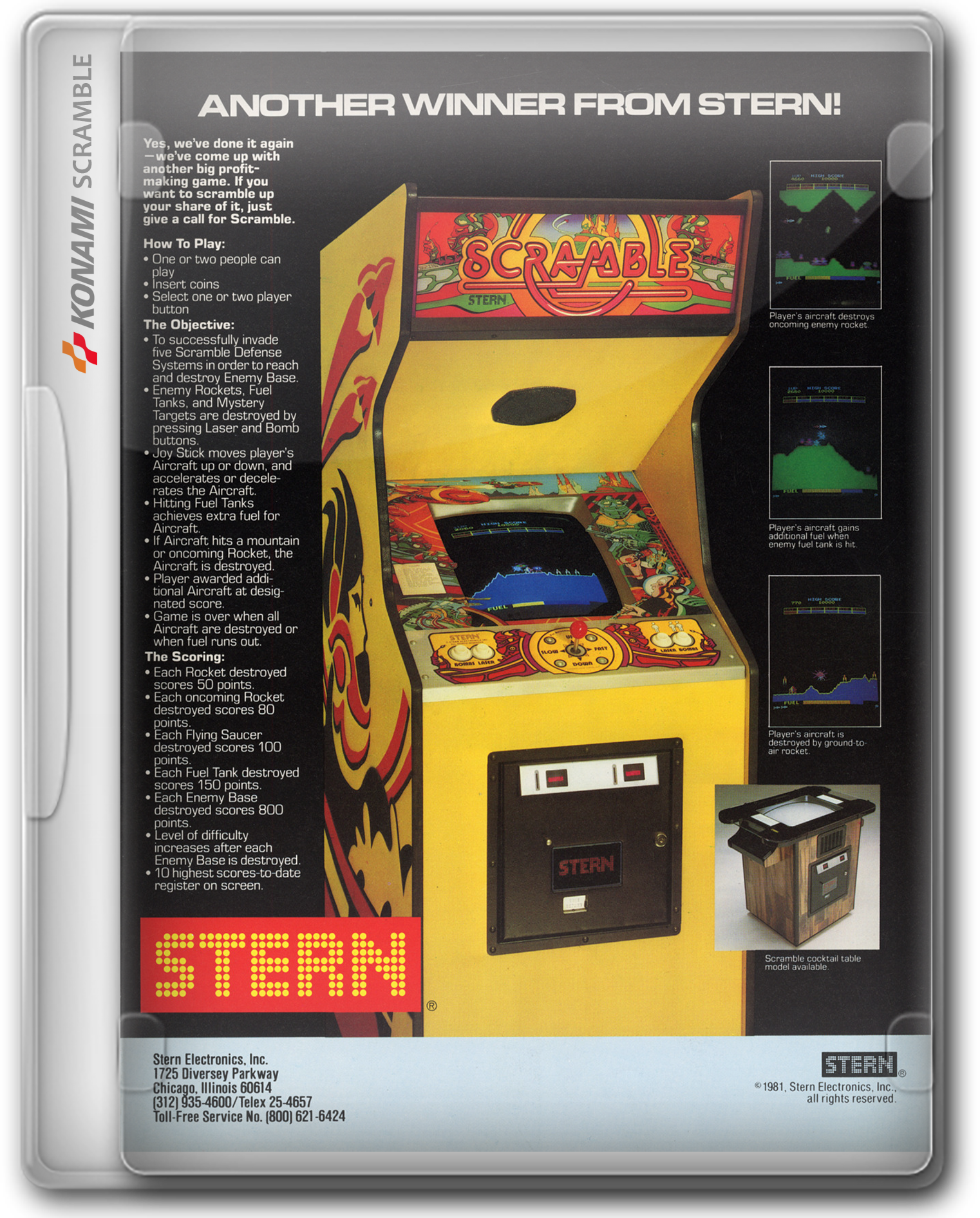 KONAMI ARCADE 2.5D Custom Box Fronts - Arcade - LaunchBox