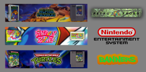 More information about "Nintendo NES Marquee / Banners pack (No Intro set)"