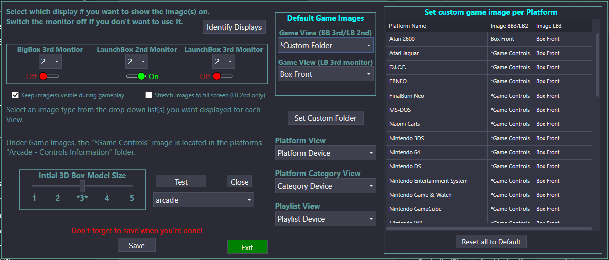 More information about "LaunchBox Multi Monitor and BigBox +3rd monitor plugin"