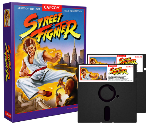 More information about "MSDOS Games - Pack 05 - Artworks (Box 3D, Disk and CD Disc) - Street Fighter Collection (1989-1996)"