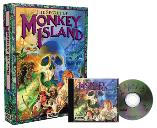 More information about "MSDOS Games - Pack 06 - Artworks (Box 3D, Disk and CD Disc) - Monkey Island Collection (1990-1991)"